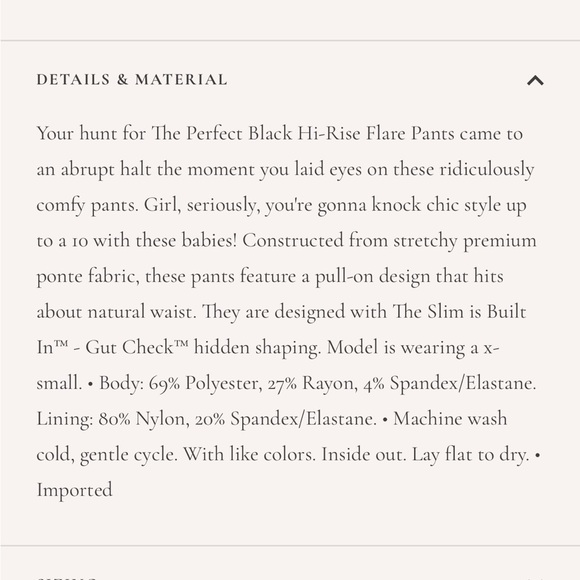 Spanx The Perfect Black Hi-Rise Flare Pants - Picture 2 of 11